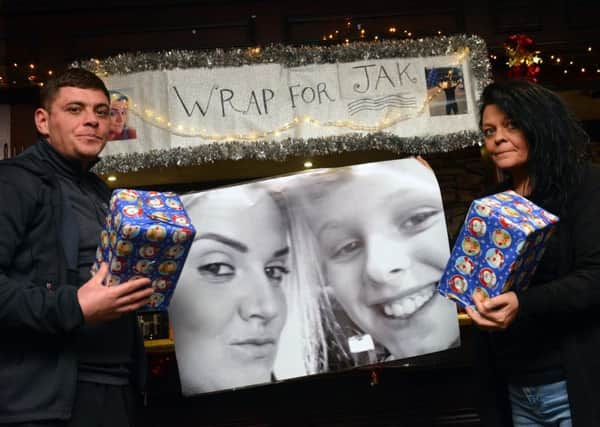 Wrap for Jak, Christmas legacy in memory of younster Jak Fada. Father Tony Fada and grandmother Julie Bright