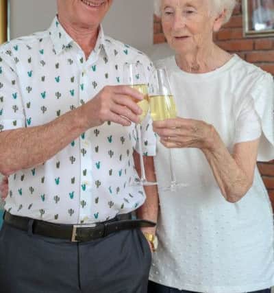 Jean and Terry Sweeney on their 60th wedding anniversary.