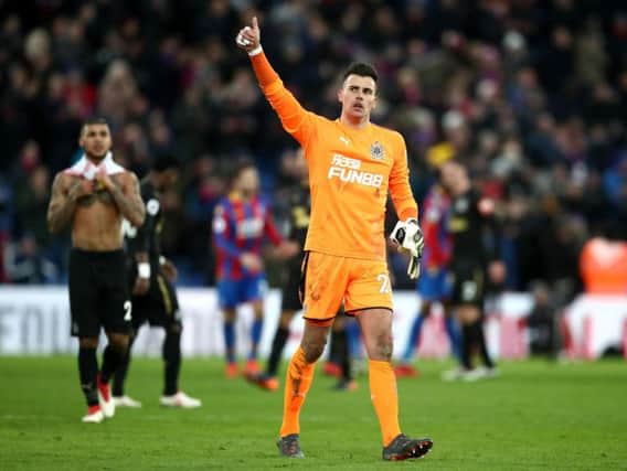 Newcastle United goalkeeper Karl Darlow is wanted by Leeds United