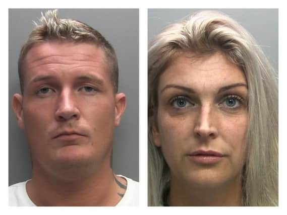 Robbery pair Ian William Main and Toni Claire Woods.