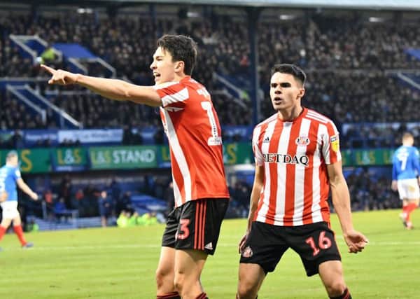 Luke O'Nien scored for Sunderland at Portsmouth