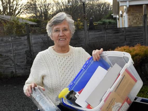 Councillor Nancy Maxwell is encouraging people to recycle.