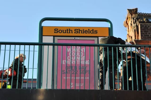 The incident at South Shields Metro Station