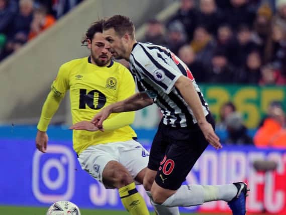 Florian Lejeune made his Newcastle return against Blackburn