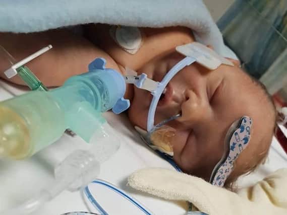 Carter Cookson needs a heart transplant to save his life after an operation to fit a pacemaker failed.