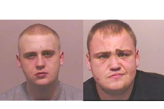 Brandon Farrer (left) and Kyle Smith