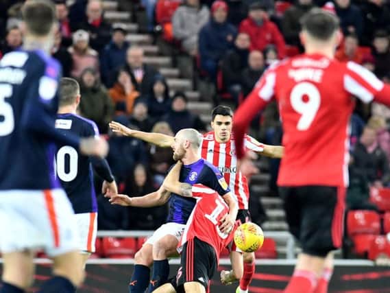 Luton Town will not appeal Danny Hylton's red card at Sunderland