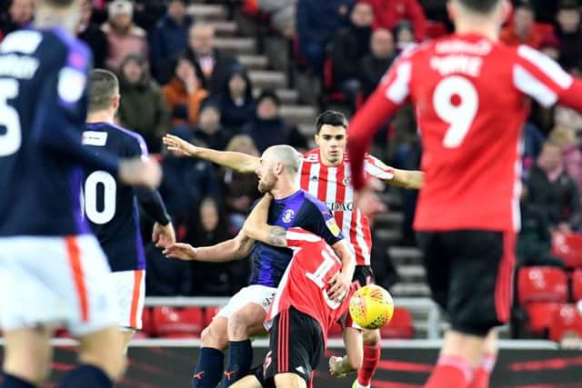 Luton Town will not appeal Danny Hylton's red card at Sunderland