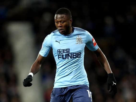 Chancel Mbemba left Newcastle United in the summer.
