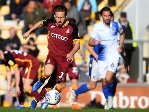 Huddersfield midfielder Jack Payne, who is on loan at Bradford, was a reported transfer target for Sunderland.