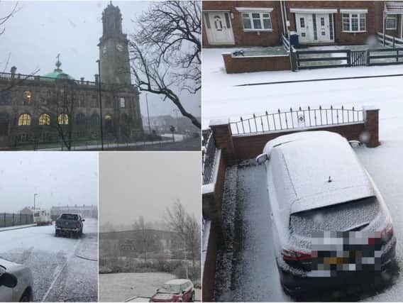 Snow arrives across South Tyneside. Pictures: Verity Ward, Jules Walker, Steve Woods and Nine Software.