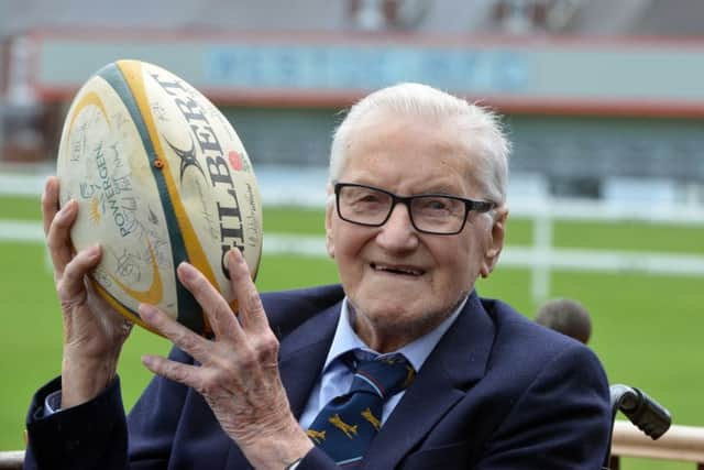Former Westoe Rugby Club player Harold Yeoman