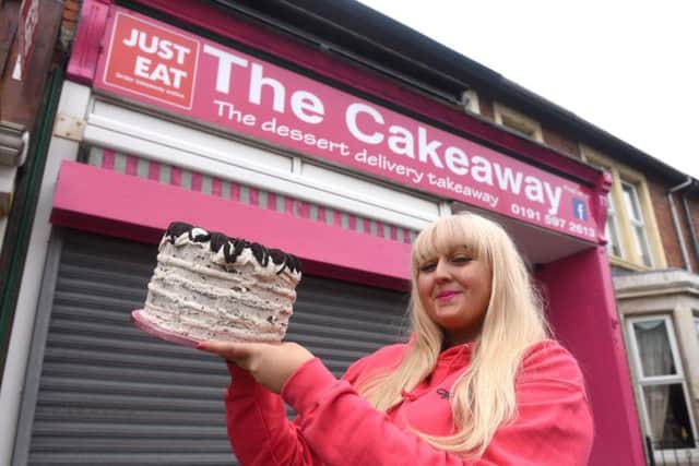 Joanne Bell, of The Cakeaway, Stanhope Road, South Shields.