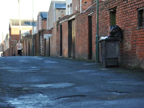 Our letter writer wonders why back lanes in the Stanhope Road area of South Shields are under repair when there are main roads in the town with similar problems.