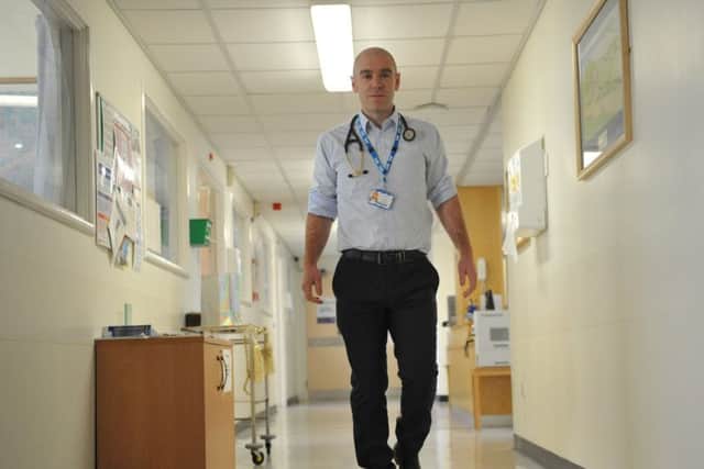 Dr Mark Shipley, Consultant Respiratory Physician at South Tyneside District Hospital.