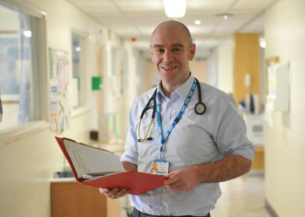 Dr Mark Shipley, Consultant Respiratory Physician at South Tyneside District Hospital.