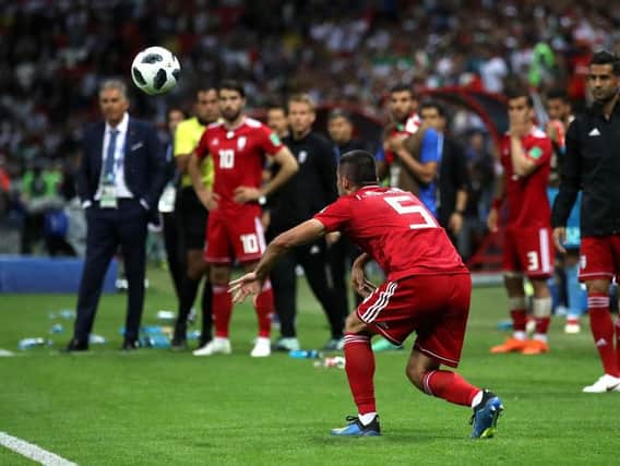 Iranian international Milad Mohammadi became an internet sensation following his failed throw-in attempt against Spain at the World Cup.