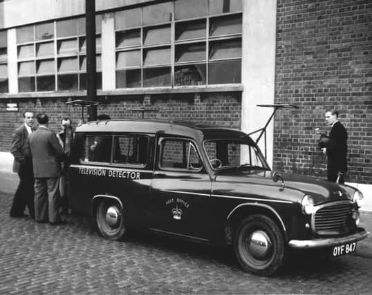A Post Office Television Detector van in  October 1958.