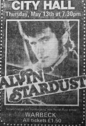 Alvin Stardust poster.
