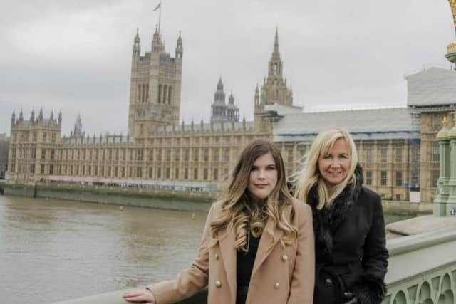 Katie Meehan and Gateshead principal Judith Doyle CBE