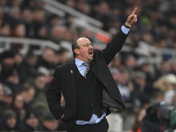 Newcastle boss Rafa Benitez has made seven changes to his side to face Watford.