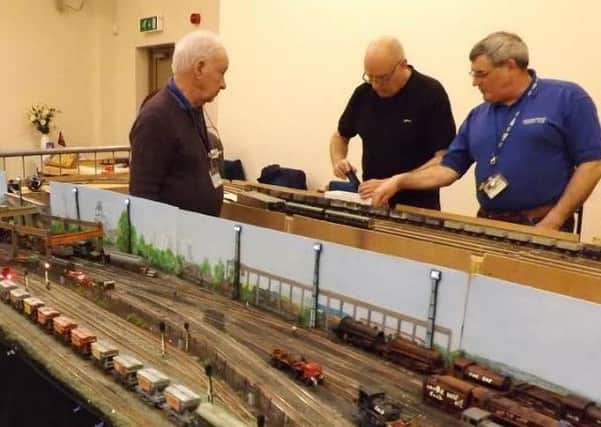 Fundraising rail exhibition at the Salvation Army