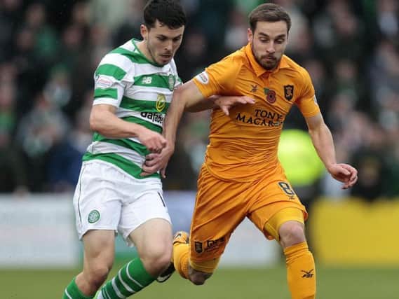 Lewis Morgan in action for Celtic. Getty Images.