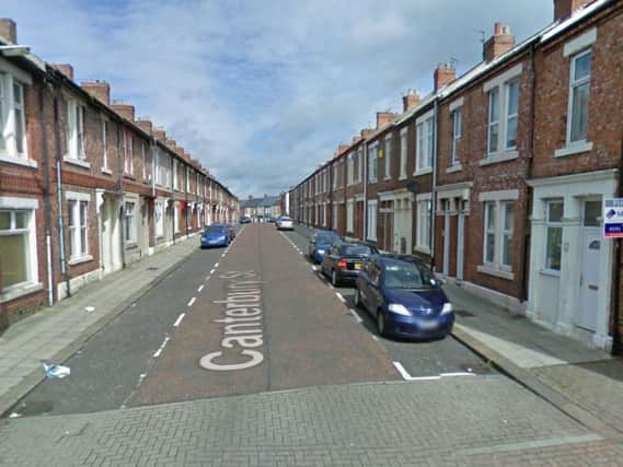 Firefighters were called to a blaze on Canterbury Street in South Shields. 
Image by Google Maps.