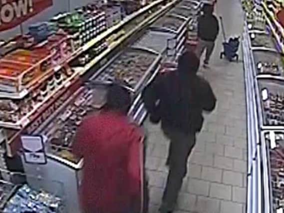 The men entered Herons in Laygate, South Shields.