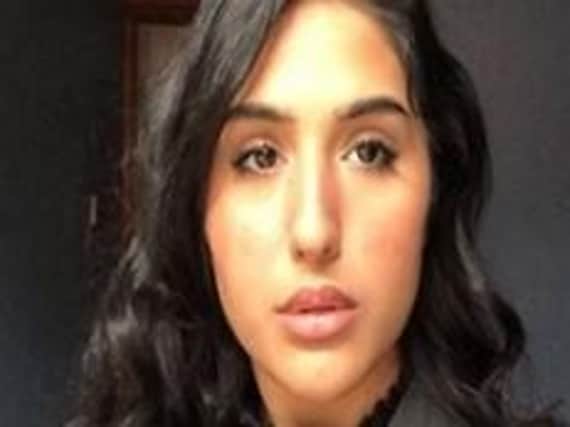 Missing Manchester student, Iqra Hussain, who thought to be in South Shields.