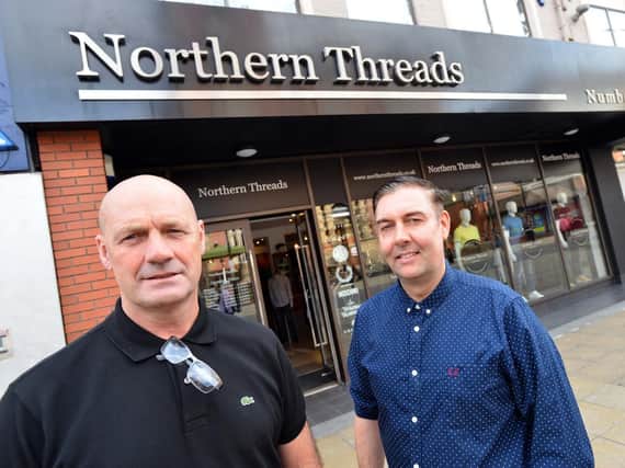 Nigel Binnie and Phil Goodfellow of Northern Threads.