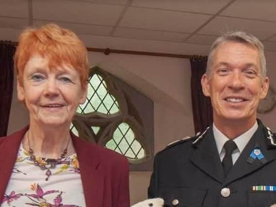 Dame Vera Baird and Chief Constable Winton Keenen.