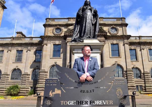 Glenn Rowe is calling on the town to wear pink and blue on May 22