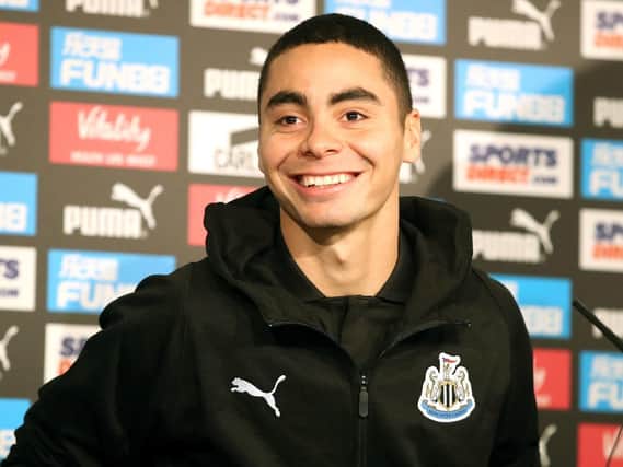 Miguel Almiron could make his Newcastle debut at Wolves