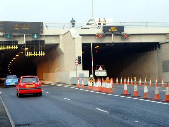 Traffic is moving through the Tyne Tunnel this morning, although there is congestion leading to the route from the Jarrow entrance.