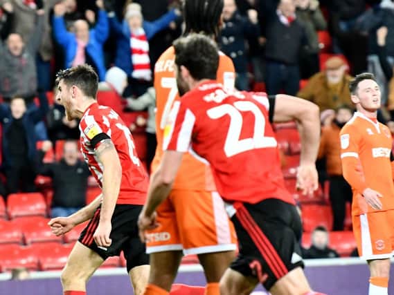 Jack Baldwin netted Sunderland's leveller against Blackpool