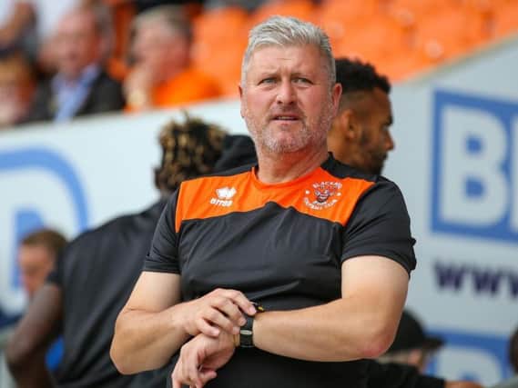 Blackpool manager Terry McPhillips