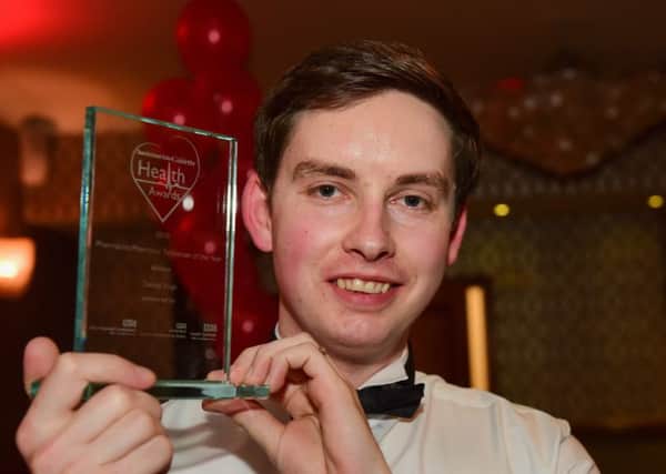 Daniel Pugh picked up the Pharmacist/Pharmacy Technician of the Year Award at the  Sunderland & South Tyneside Health Awards 2018.