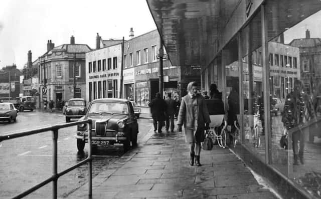 Shoppers in Laygate in 1966.