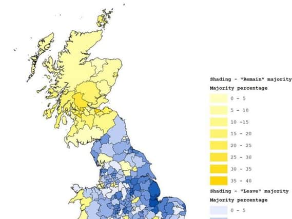 How the UK voted on Leave and Remain