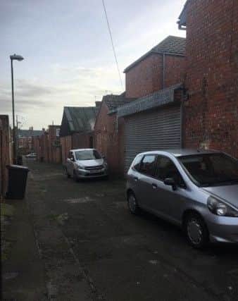 Cars in the back lane behing Berkeley Street in South Shields have been causing problems for residents.