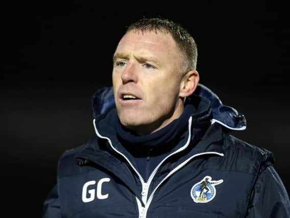Bristol Rovers manager Graham Coughlan. Getty Images.