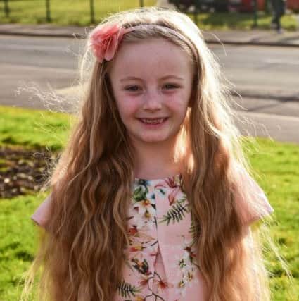 Amelia Reveley (6) of Garden Gate Drive South Shields, is having her first ever haircut and will be raising funds for the Little Princess Trust.