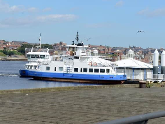 The ferry will be suspended from Monday