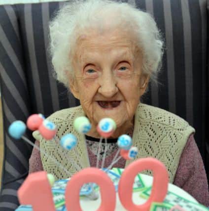 Ivy Eklund celebrates her 100th birthday