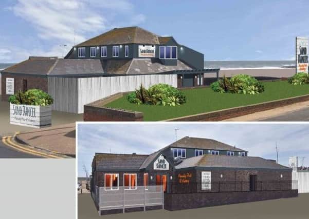 Plans for the new-look The Sanddancer in South Shields, by Swandene.