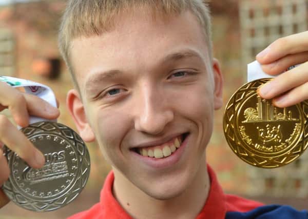 Under 17 World Champion in wheelchair fencing, Joshua Waddell