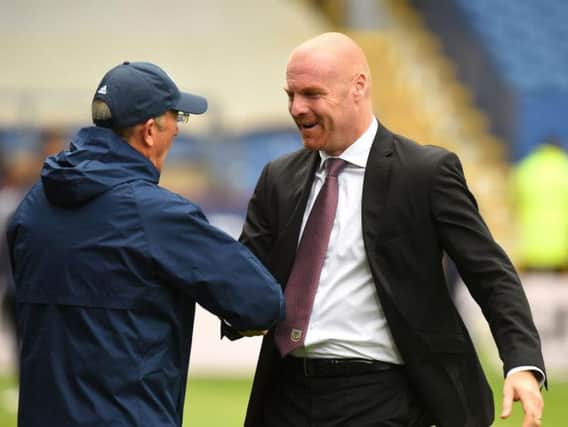 Middlesbrough boss Tony Pulis caught up with Burnley's Sean Dyche on Tuesday night.