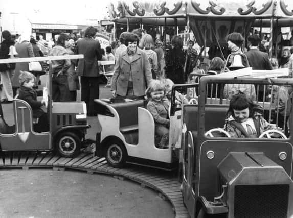 These youngsters in 1976 did not need a driving licence to drive these vehicles.