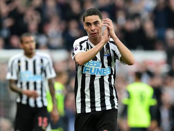 Rafa Benitez has been discussing Miguel Almiron's impact at Newcastle United.